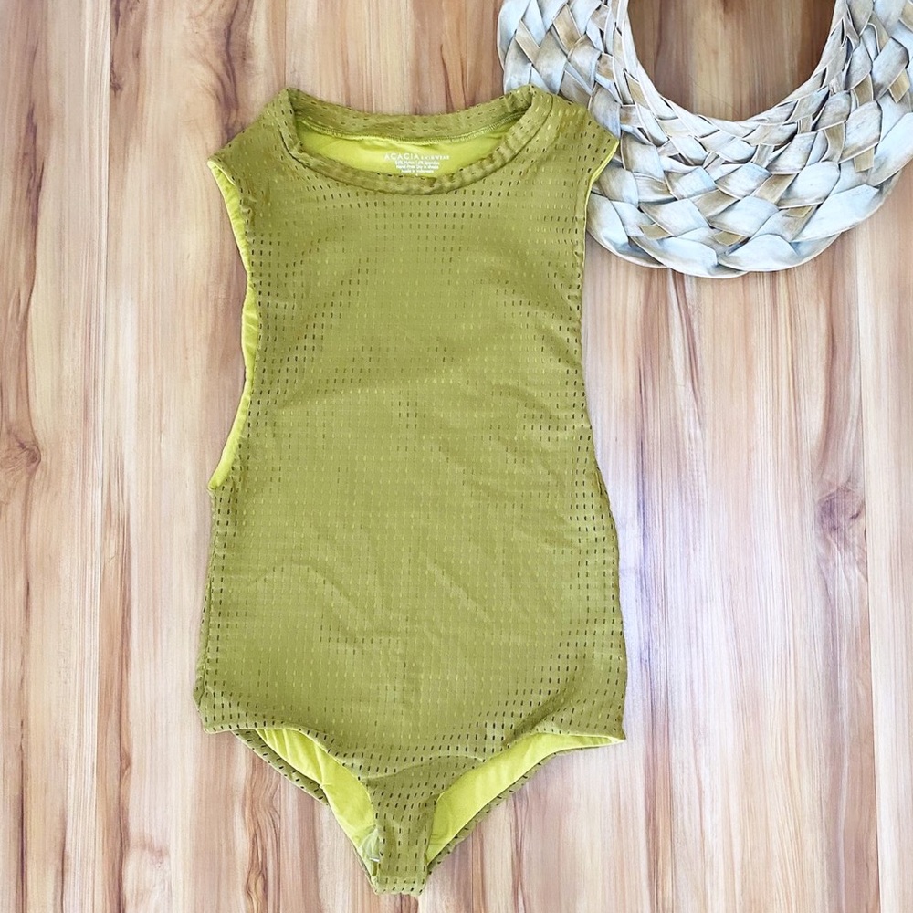 Acacia Swimwear FullPc Exclusive Mesh Color🌿 BNWOT🌿 Size Small🌿